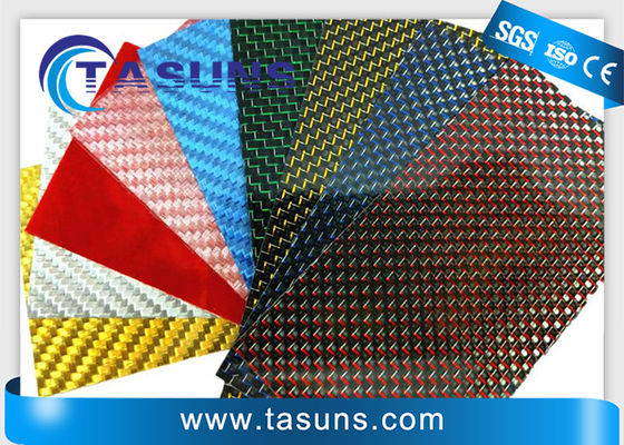 Colored High Glossy Kevlar Carbon Fibre Adhesive Sheet 500mm
