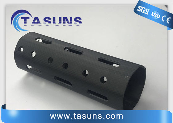 Handguard Heat Resistance Carbon Fiber Tubes And Rods With Slots Machined