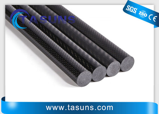 T300 Pultruded Carbon Fiber Rod With Dupont Delrin Or Screws