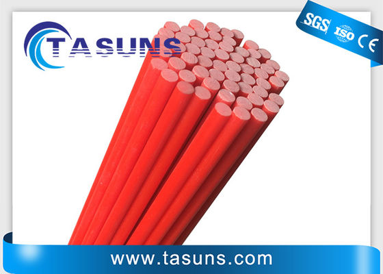 7mm 8mm Pultruded Fibre Glass Rod For Driveway Road Marker Stakes Orange