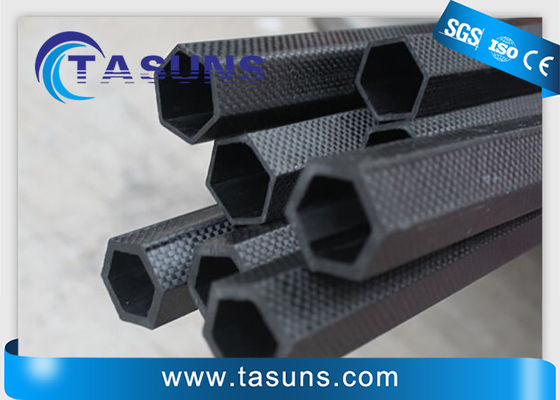 3k Plain Matte Carbon Fiber Hex Tube Mold Pressing