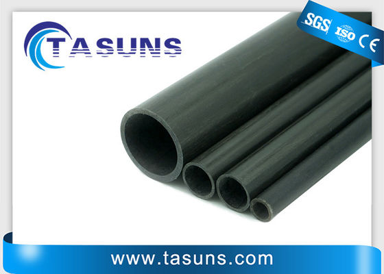 Black Real Carbon Fiber Tube Pultrusion Round Tube 10mm